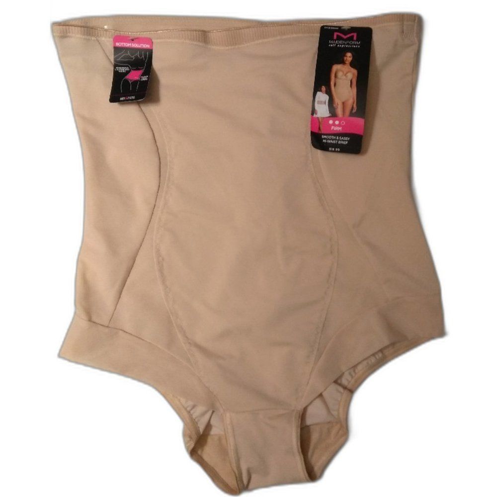 Maidenform Self Expressions Firm Hi-Waist Brief XL